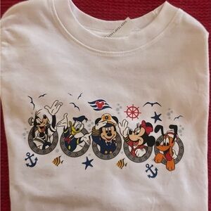 Rabbit Skins White Kids Long Sleeve Tee with Cartoon Characters. Super cute!